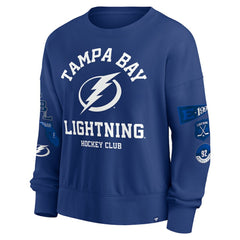 Tampa Bay Lightning Fanatics Women's Go Team Pullover Sweatshirt Sale