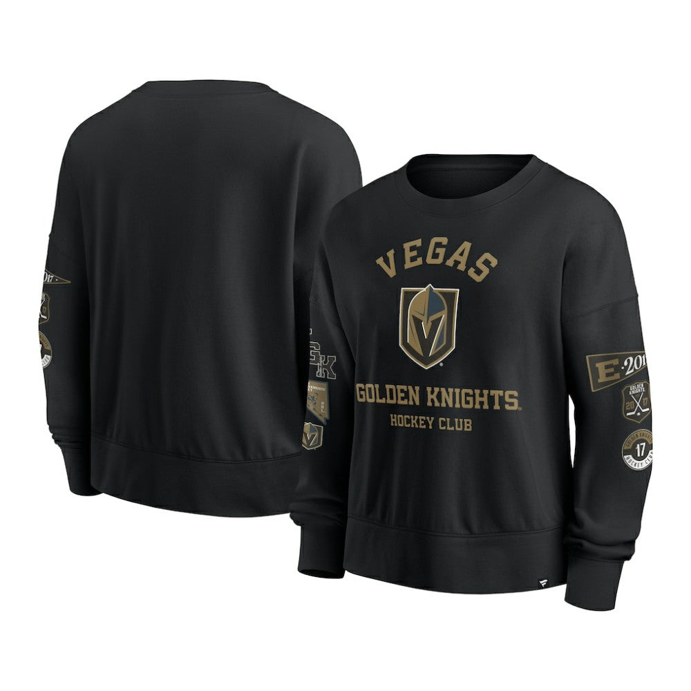 Vegas Golden Knights Fanatics Women's Go Team Pullover Sweatshirt Outlet