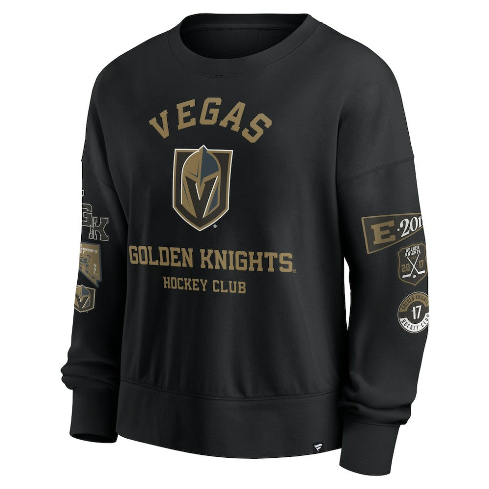 Vegas Golden Knights Fanatics Women's Go Team Pullover Sweatshirt Outlet