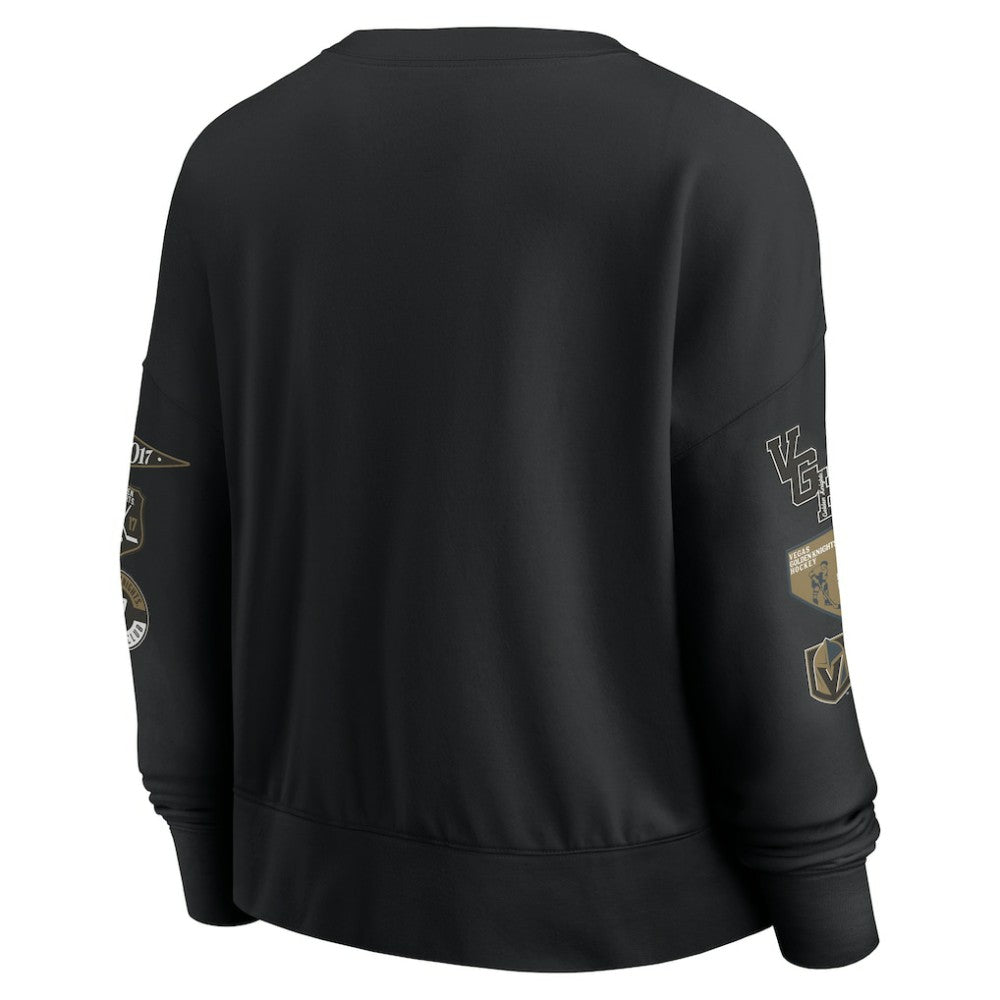 Vegas Golden Knights Fanatics Women's Go Team Pullover Sweatshirt Outlet