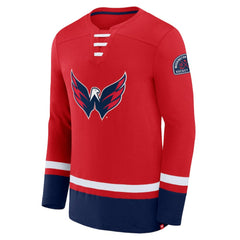 Washington Capitals Fanatics High Point Long Sleeve T-Shirt Discount
