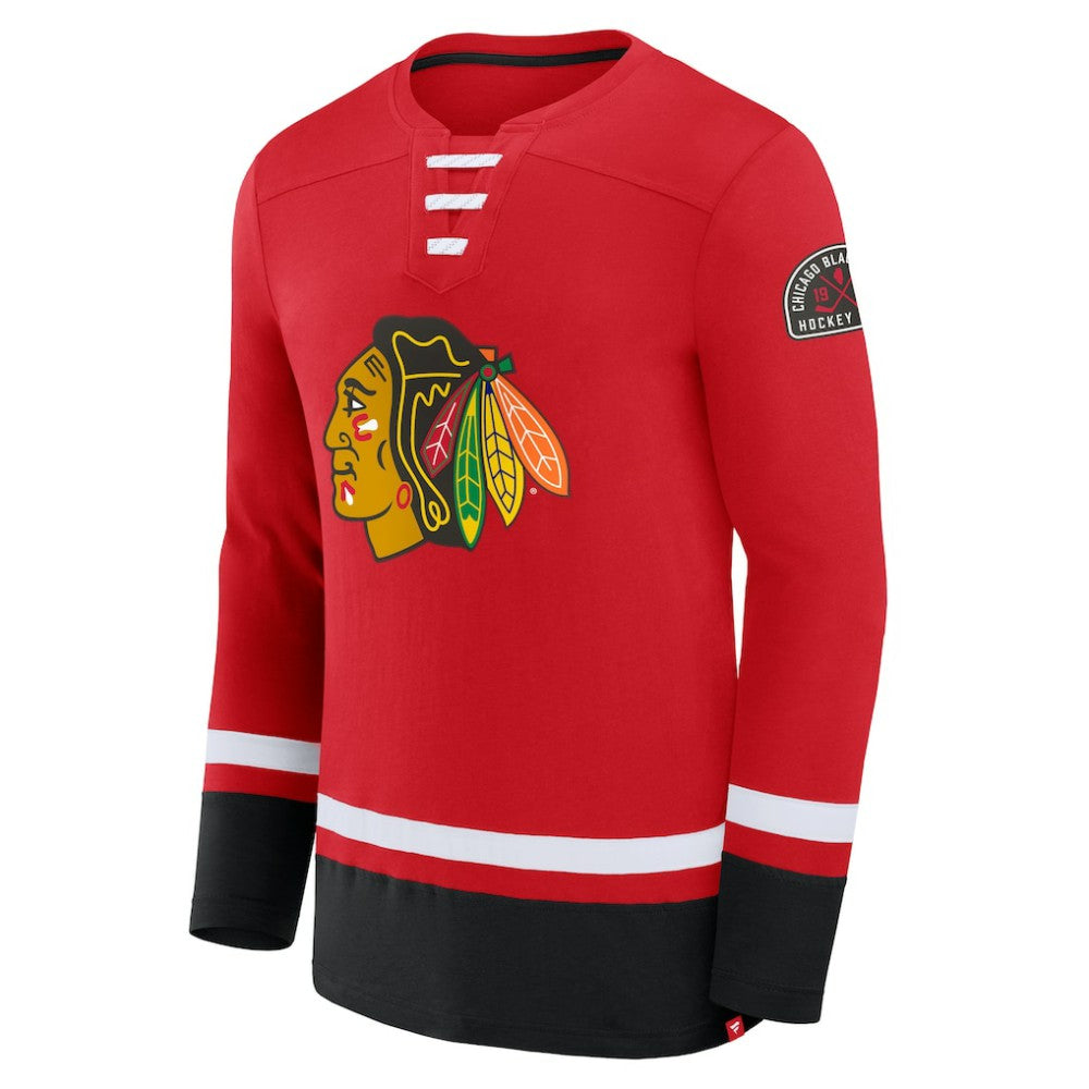 Chicago Blackhawks Fanatics High Point Long Sleeve T-Shirt Sale