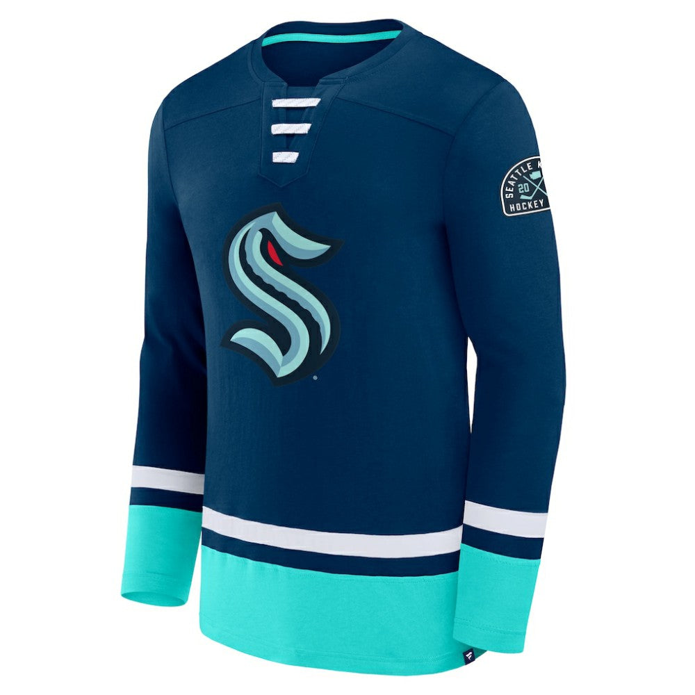 Seattle Kraken Fanatics High Point Long Sleeve T-Shirt On Sale