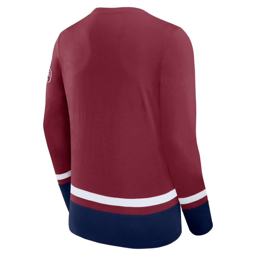 Colorado Avalanche Fanatics High Point Long Sleeve T-Shirt On Sale