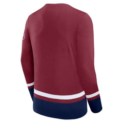 Colorado Avalanche Fanatics High Point Long Sleeve T-Shirt On Sale