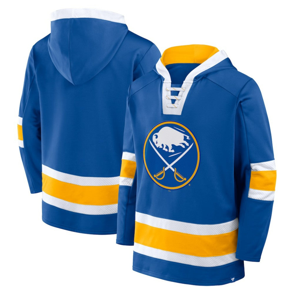 Buffalo Sabres Fanatics Inside Line Fleece Pullover Hoodie- Royal For Sale