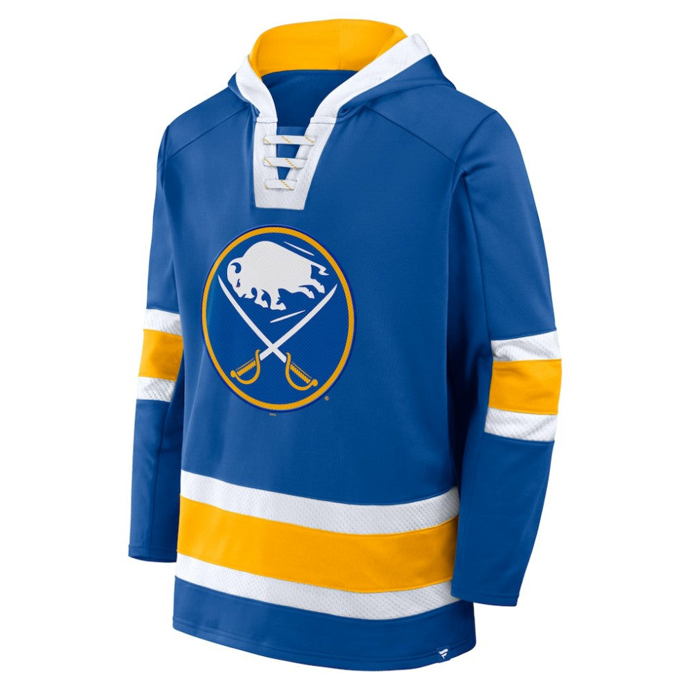 Buffalo Sabres Fanatics Inside Line Fleece Pullover Hoodie- Royal For Sale