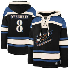 Alexander Ovechkin Washington Capitals '47 Player Name & Number Lacer Pullover Hoodie Online