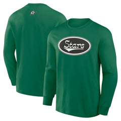 Dallas Stars Fanatics Rewind Long Sleeve T-Shirt On Sale