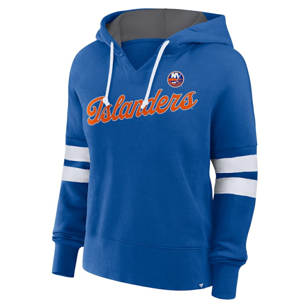 New York Islanders Fanatics Women's Oversized Seize Pullover Hoodie Sale