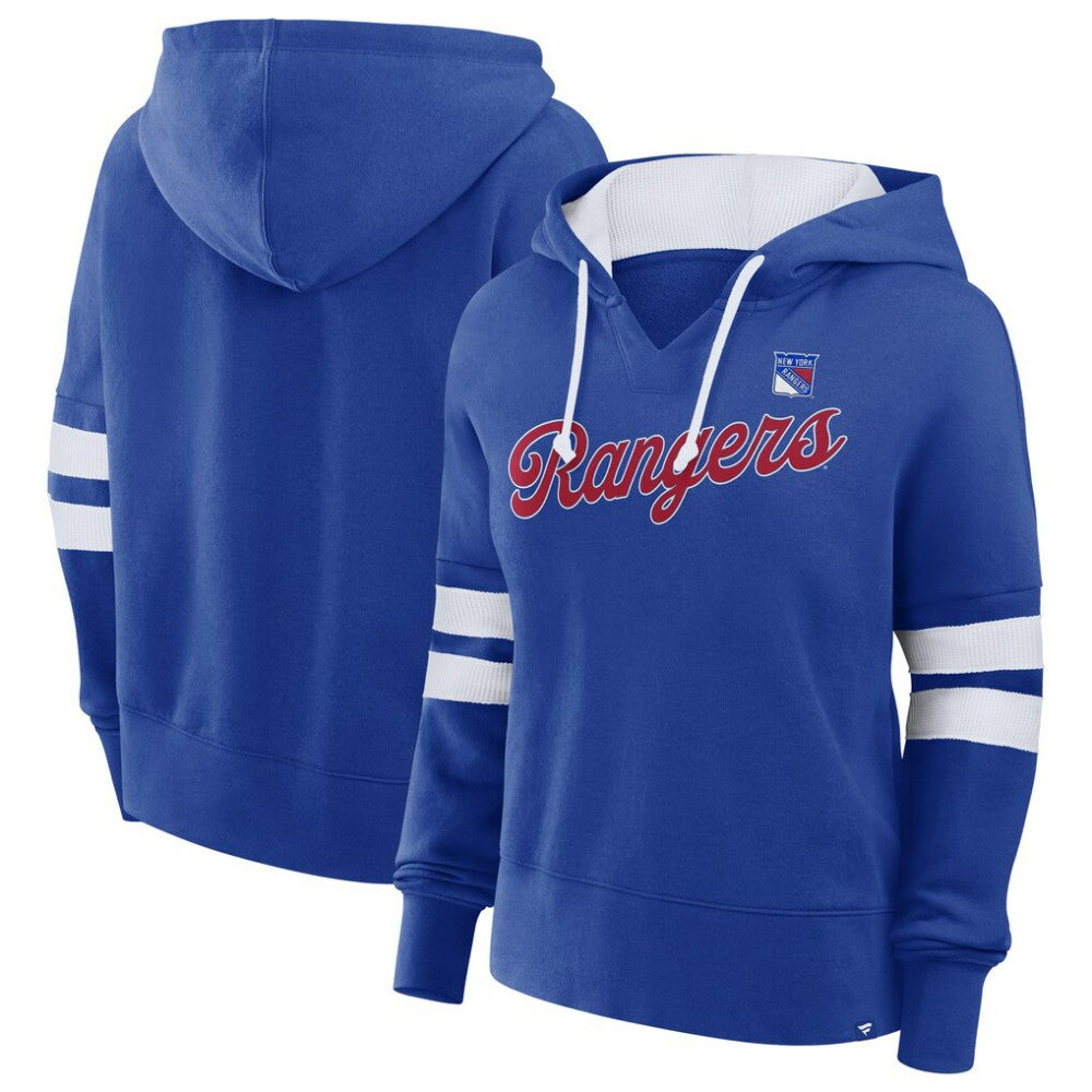 New York Rangers Fanatics Women's Oversized Seize Pullover Hoodie Online