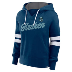 Seattle Kraken Fanatics Women's Oversized Seize Pullover Hoodie For Sale