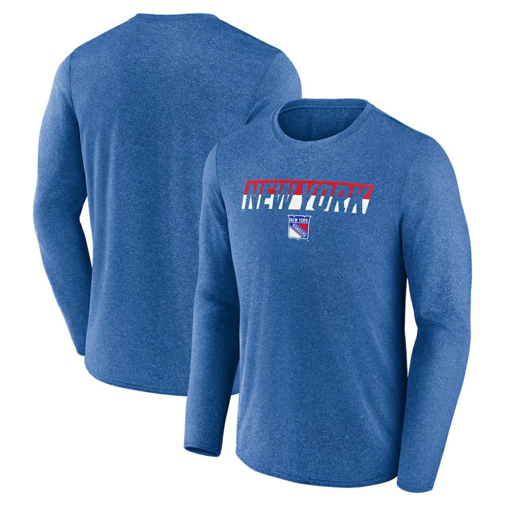 New York Rangers Fanatics Transition Long Sleeve T-Shirt Discount
