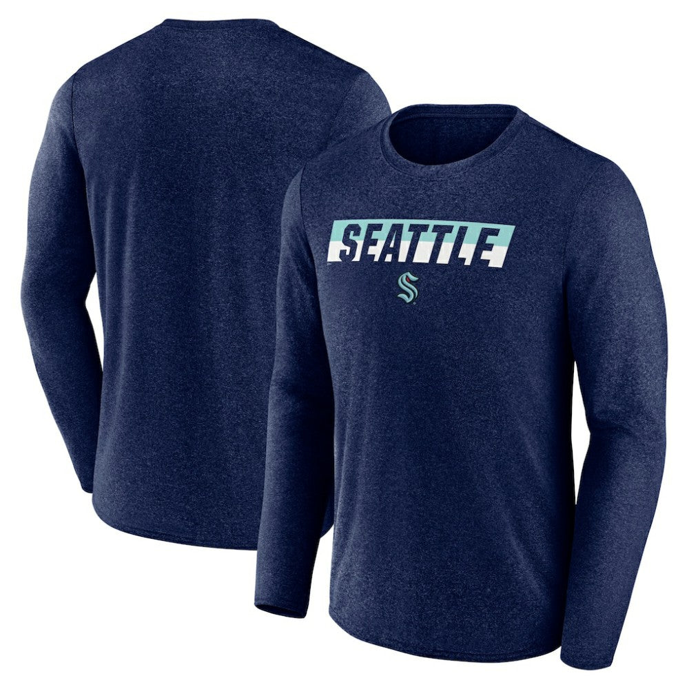 Seattle Kraken Fanatics Transition Long Sleeve T-Shirt Sale