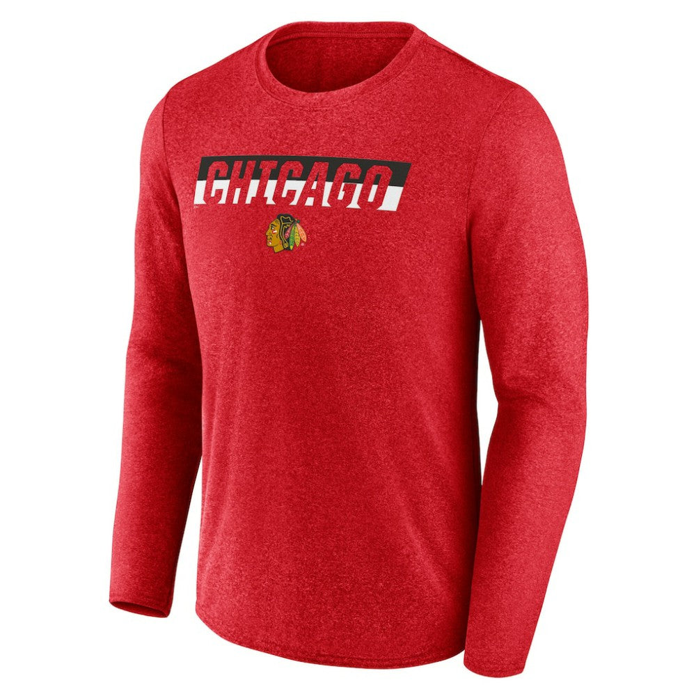 Chicago Blackhawks Fanatics Transition Long Sleeve T-Shirt Outlet