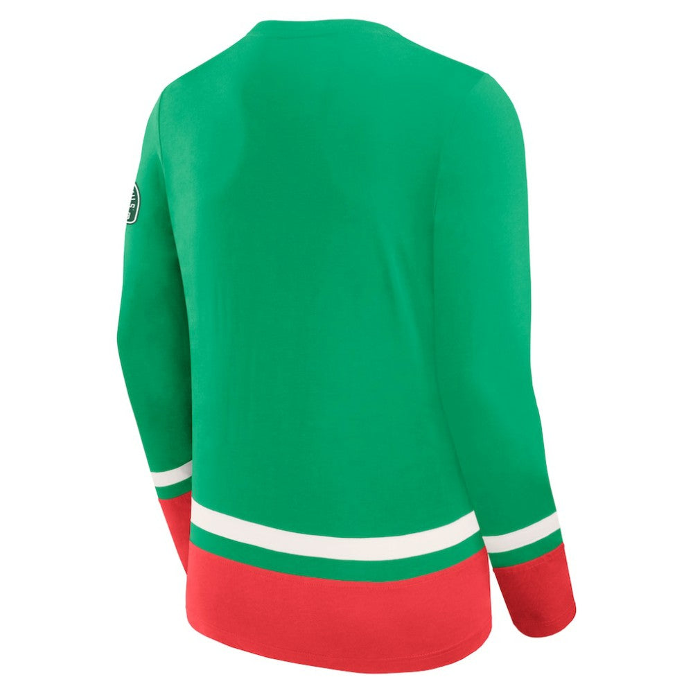 New Jersey Devils Fanatics Vintage High Point Long Sleeve T-Shirt Sale