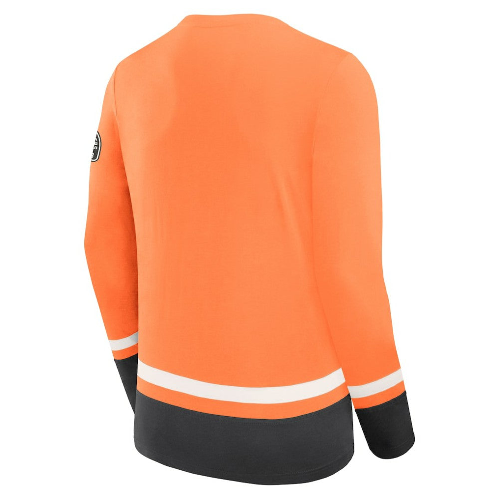 Philadelphia Flyers Fanatics Vintage High Point Long Sleeve T-Shirt Discount