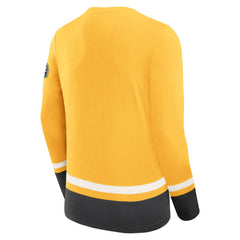 Boston Bruins Fanatics Vintage High Point Long Sleeve T-Shirt For Sale