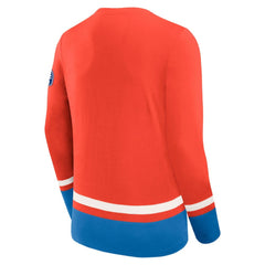 New York Rangers Fanatics Vintage High Point Long Sleeve T-Shirt Outlet