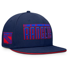 New York Rangers Fanatics Fundamental Gino Stack Snapback Hat Discount