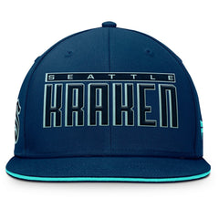 Seattle Kraken Fanatics Fundamental Gino Stack Snapback Hat For Sale