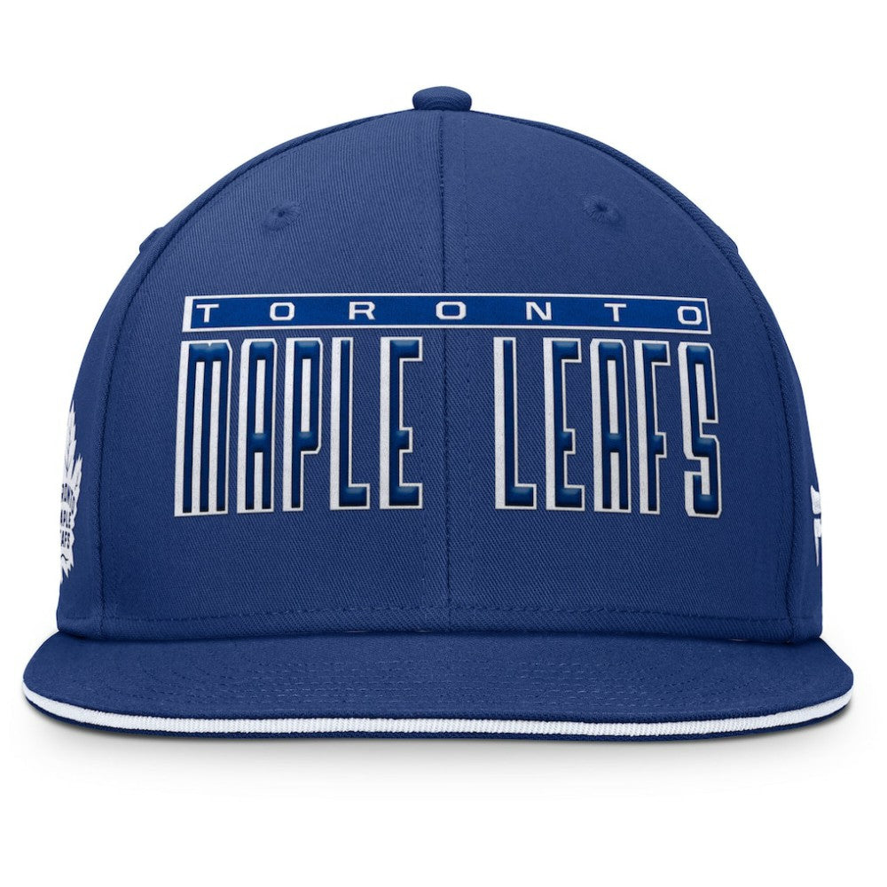 Toronto Maple Leafs Fanatics Fundamental Gino Stack Snapback Hat Online