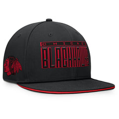 Chicago Blackhawks Fanatics Fundamental Gino Stack Snapback Hat For Sale