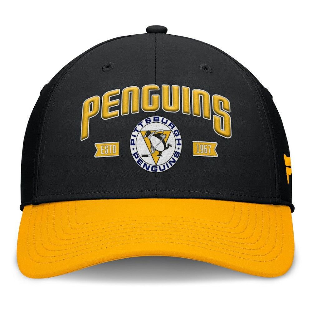 Pittsburgh Penguins Fanatics Heritage Captain Flex Hat For Sale