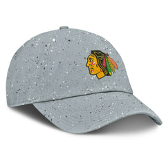 Chicago Blackhawks Fanatics Women's Heritage Snow Day Speckle Adjustable Hat For Sale