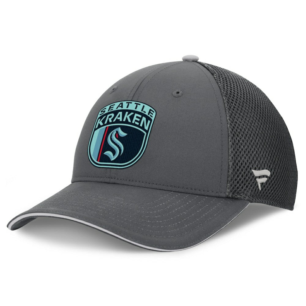 Seattle Kraken Fanatics Authentic Pro Home Ice Trucker Adjustable Hat For Sale