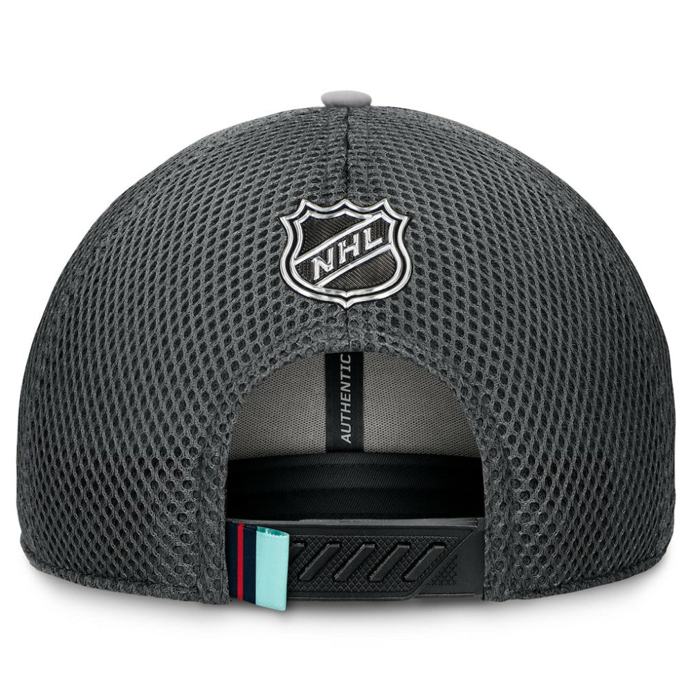 Seattle Kraken Fanatics Authentic Pro Home Ice Trucker Adjustable Hat For Sale