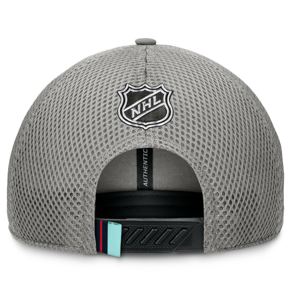 Seattle Kraken Fanatics Authentic Pro Home Ice Trucker Adjustable Hat For Sale