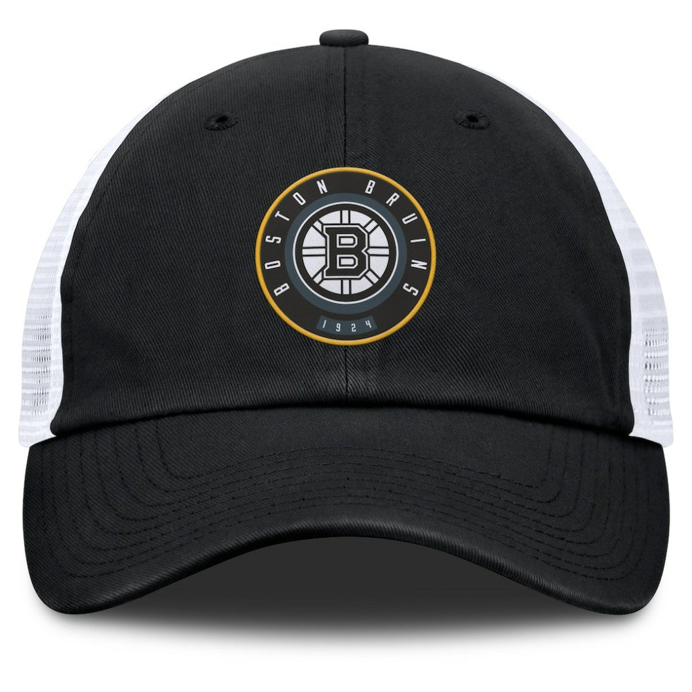 Boston Bruins Fanatics Averie Trucker Adjustable Hat Outlet