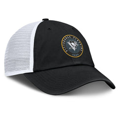Pittsburgh Penguins Fanatics Averie Trucker Adjustable Hat For Sale