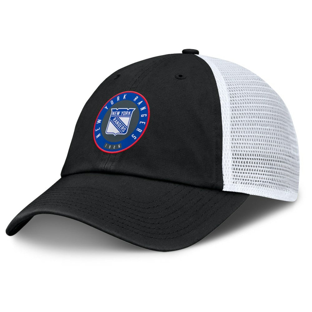 New York Rangers Fanatics Averie Trucker Adjustable Hat On Sale