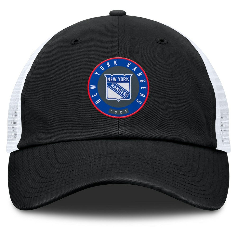 New York Rangers Fanatics Averie Trucker Adjustable Hat On Sale