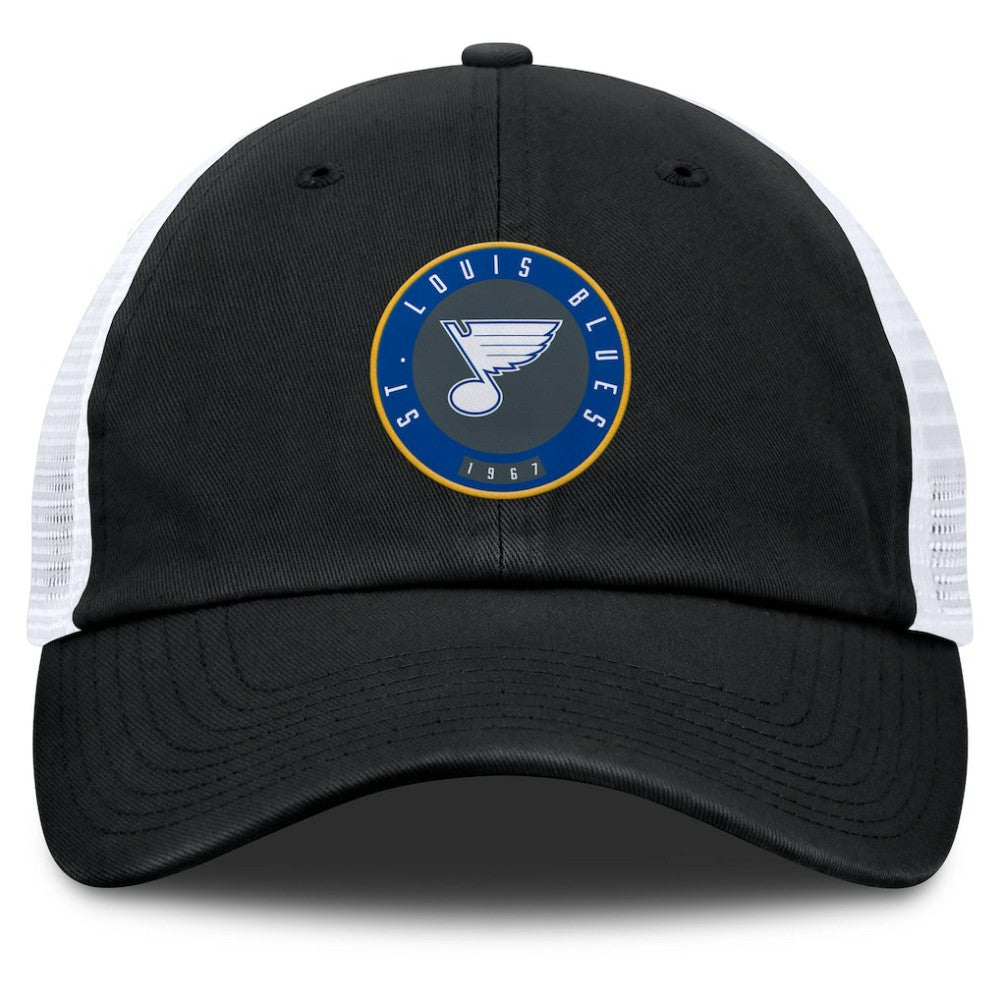 St. Louis Blues Fanatics Averie Trucker Adjustable Hat On Sale
