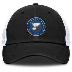 St. Louis Blues Fanatics Averie Trucker Adjustable Hat On Sale