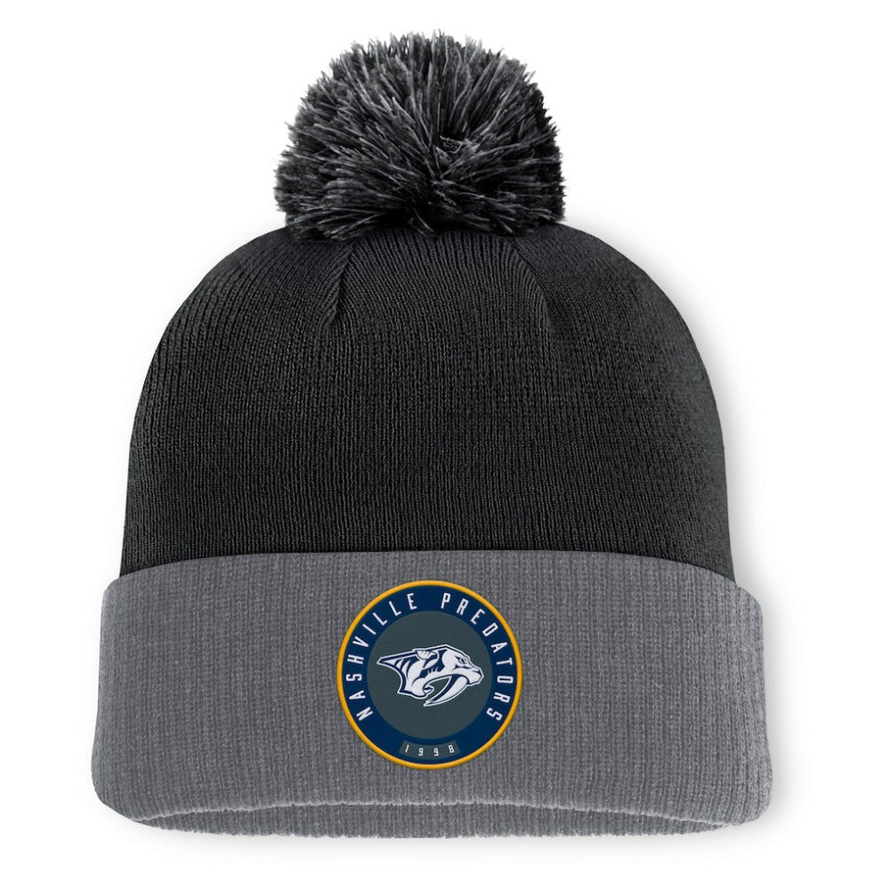 Nashville Predators Fanatics Aspyn Cuffed Knit Hat with Pom Outlet