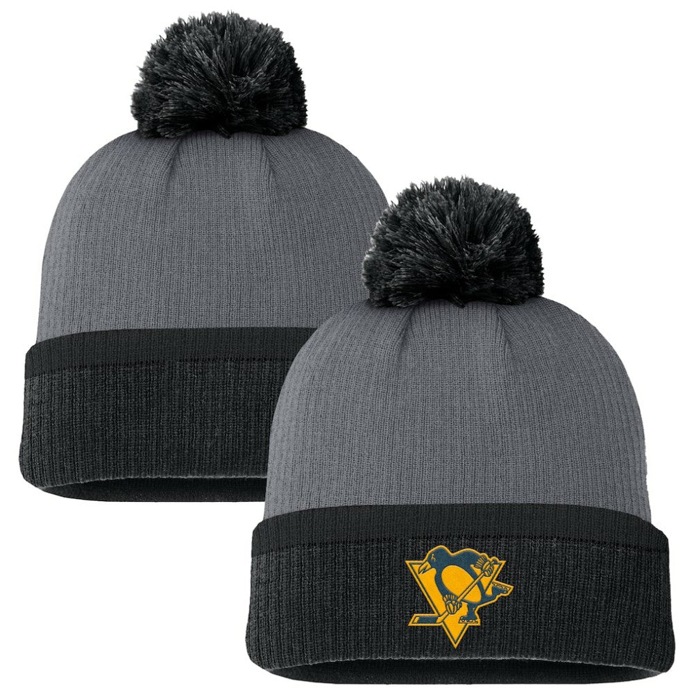 Pittsburgh Penguins Fanatics Women's Cuffed Knit Hat with Pom Outlet