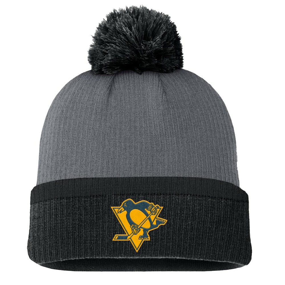 Pittsburgh Penguins Fanatics Women's Cuffed Knit Hat with Pom Outlet
