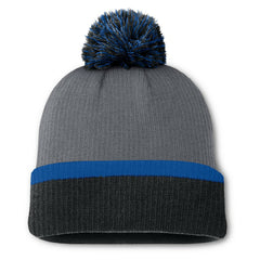 New York Rangers Fanatics Women's Cuffed Knit Hat with Pom For Sale