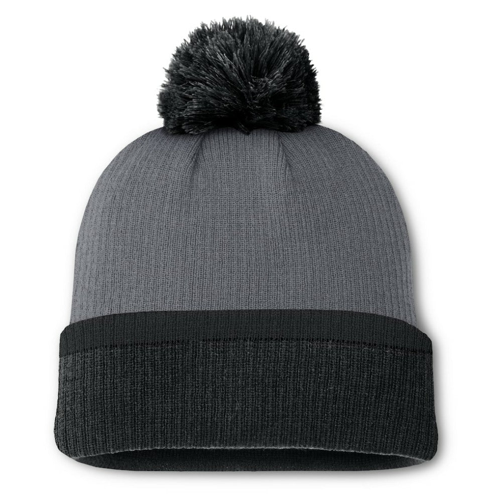 Boston Bruins Fanatics Women's Cuffed Knit Hat with Pom For Sale