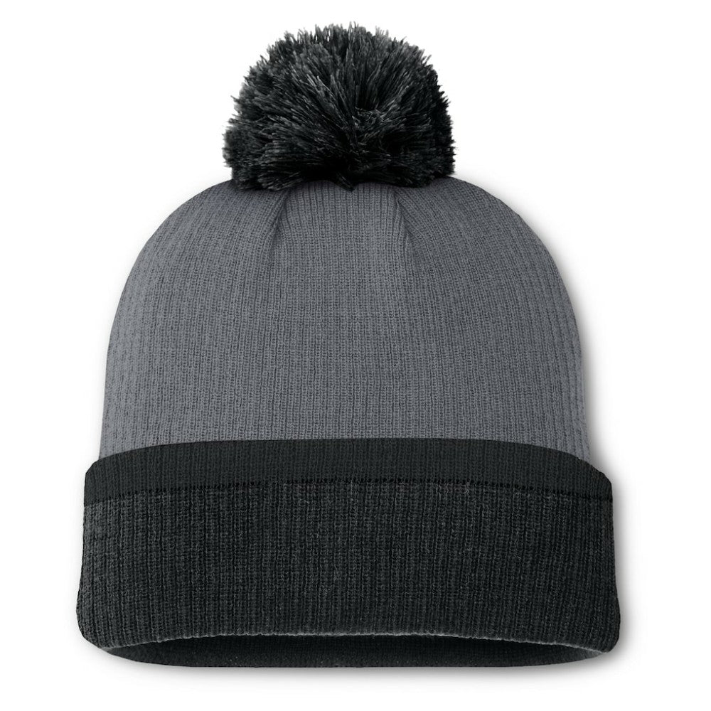 Boston Bruins Fanatics Women's Cuffed Knit Hat with Pom For Sale