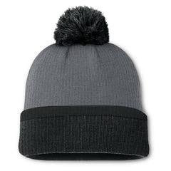 Boston Bruins Fanatics Women's Cuffed Knit Hat with Pom For Sale