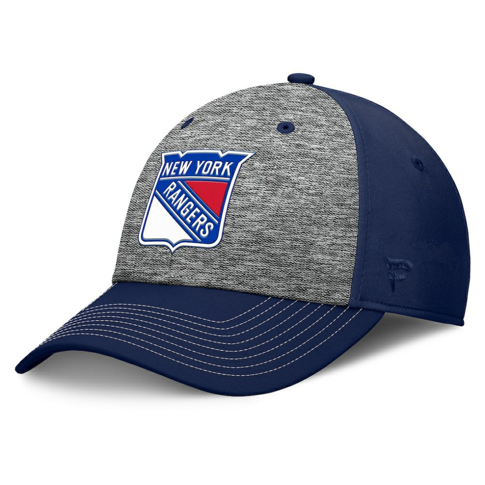 New York Rangers Fanatics Fundamental Top Shelf 2-Tone Flex Hat For Sale