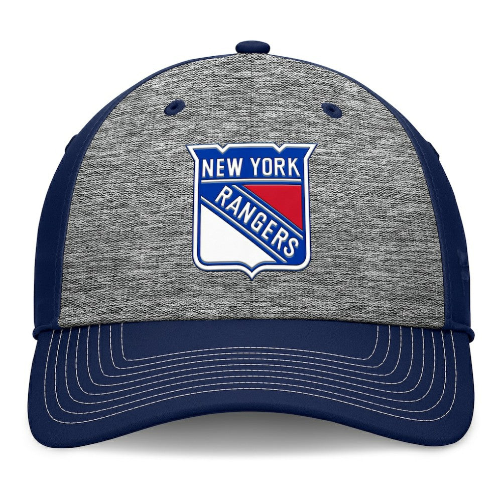 New York Rangers Fanatics Fundamental Top Shelf 2-Tone Flex Hat For Sale