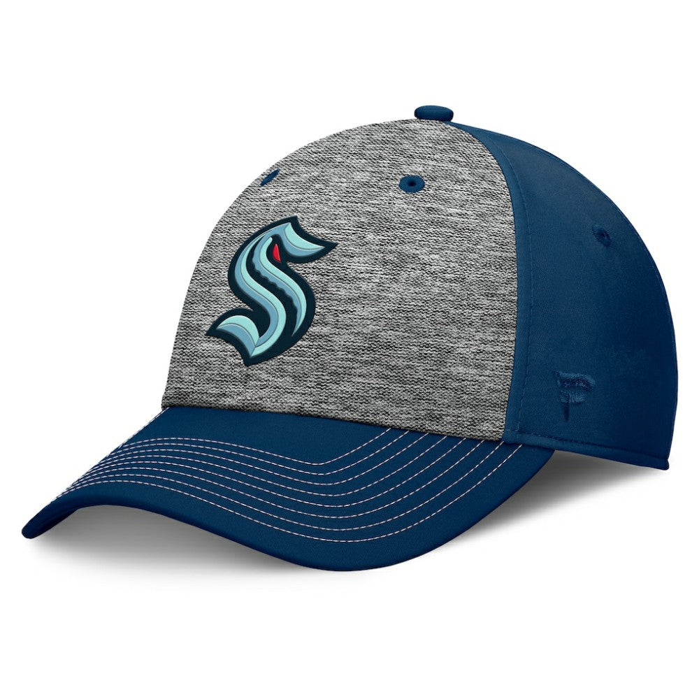 Seattle Kraken Fanatics Fundamental Top Shelf 2-Tone Flex Hat On Sale