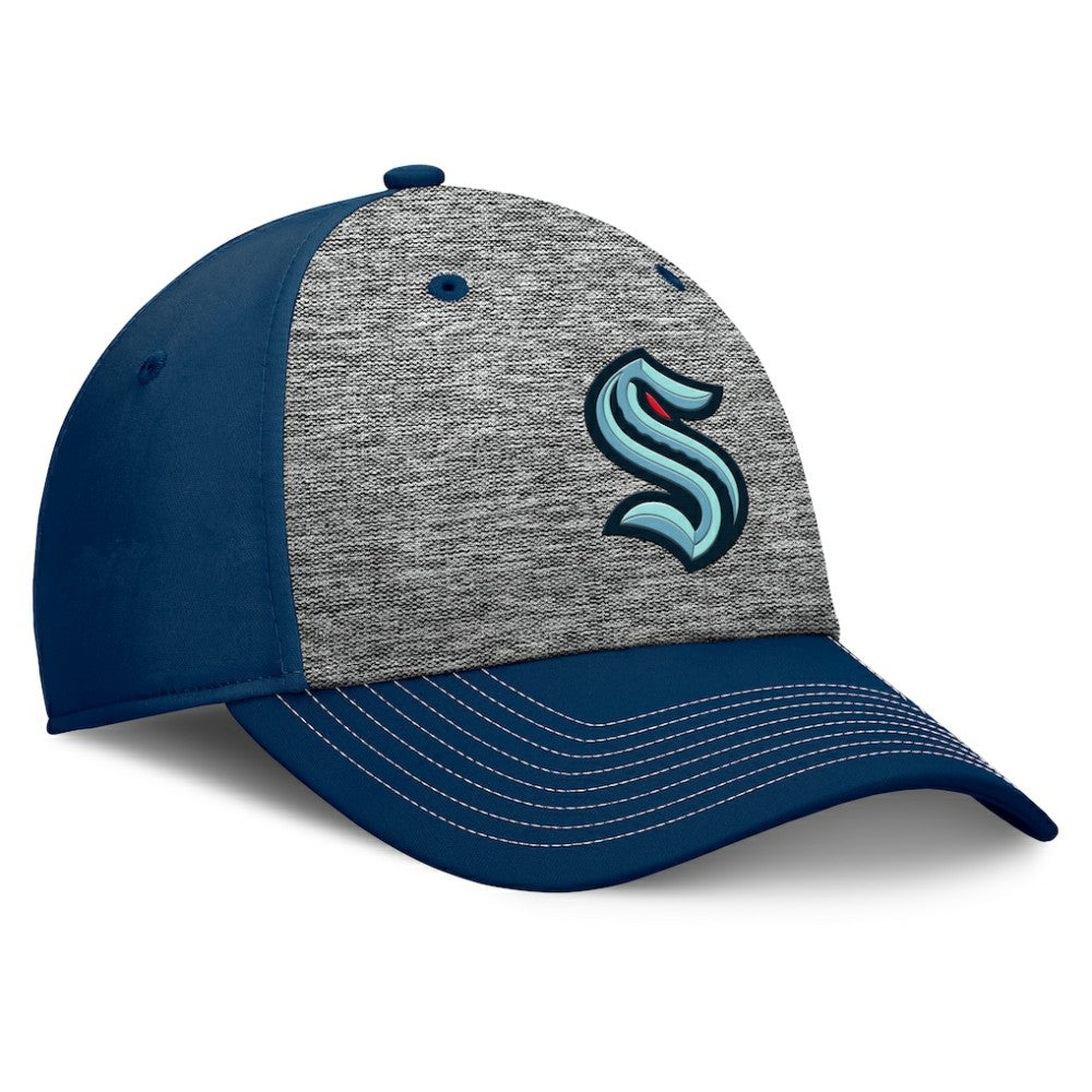 Seattle Kraken Fanatics Fundamental Top Shelf 2-Tone Flex Hat On Sale