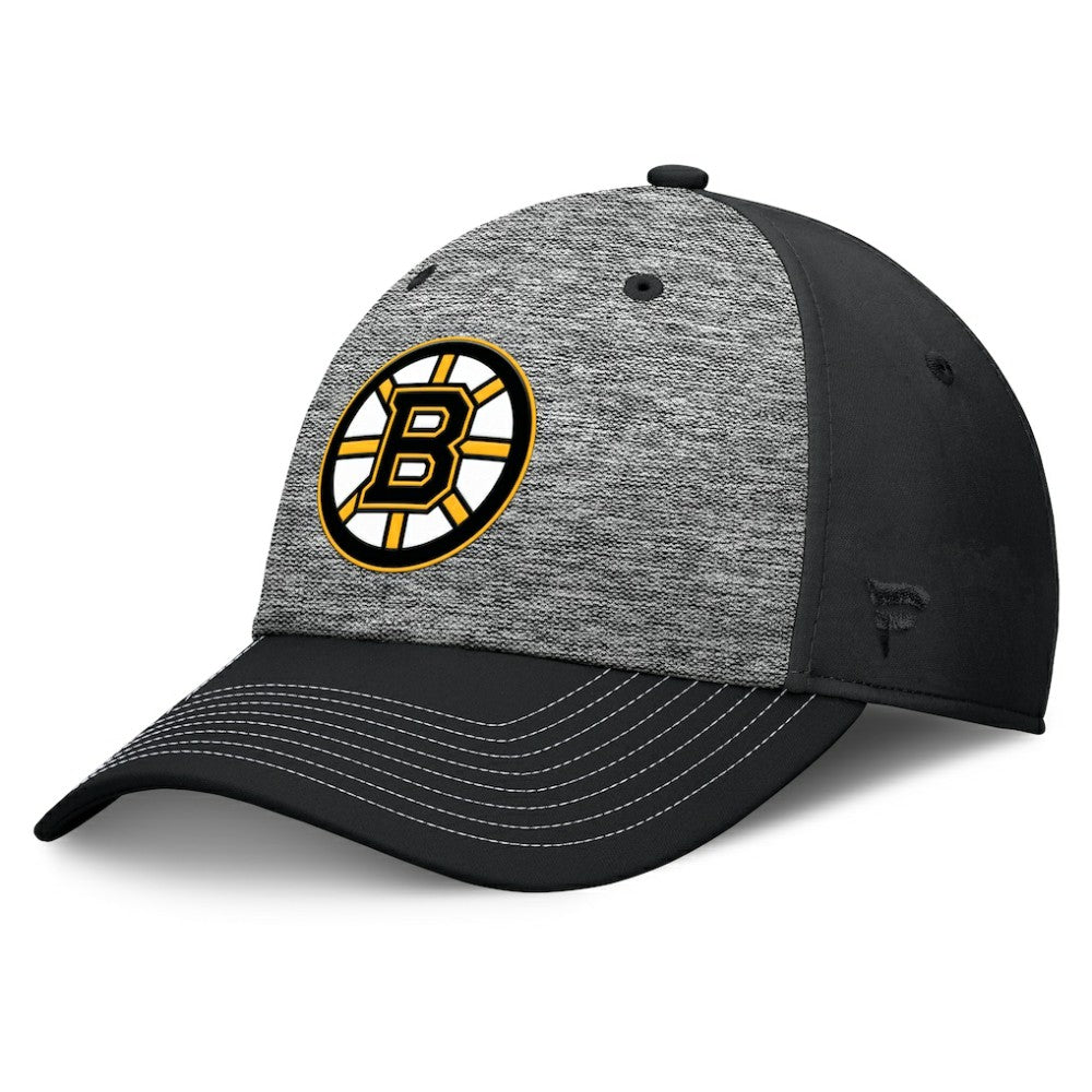 Boston Bruins Fanatics Fundamental Top Shelf 2-Tone Flex Hat For Sale